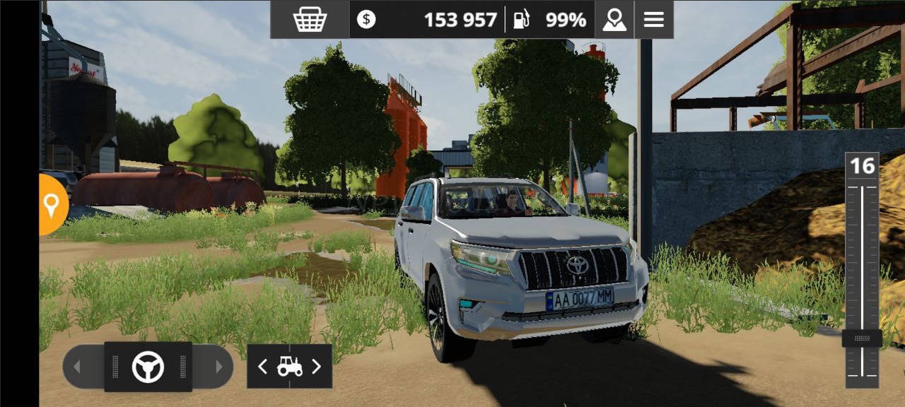 Мод Toyota Prado версия 07.06.23 для Farming Simulator 20