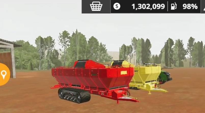 Мод Bazuca Amity Beet Cart Red and Bazuca Ropa Big Bear Yellow версия 10.03.23 для Farming Simulator 20