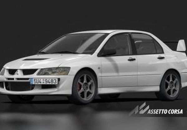 Мод Mitsubishi Lancer Evolution VIII RS 2003 версия 0.97.1 для Assetto Corsa
