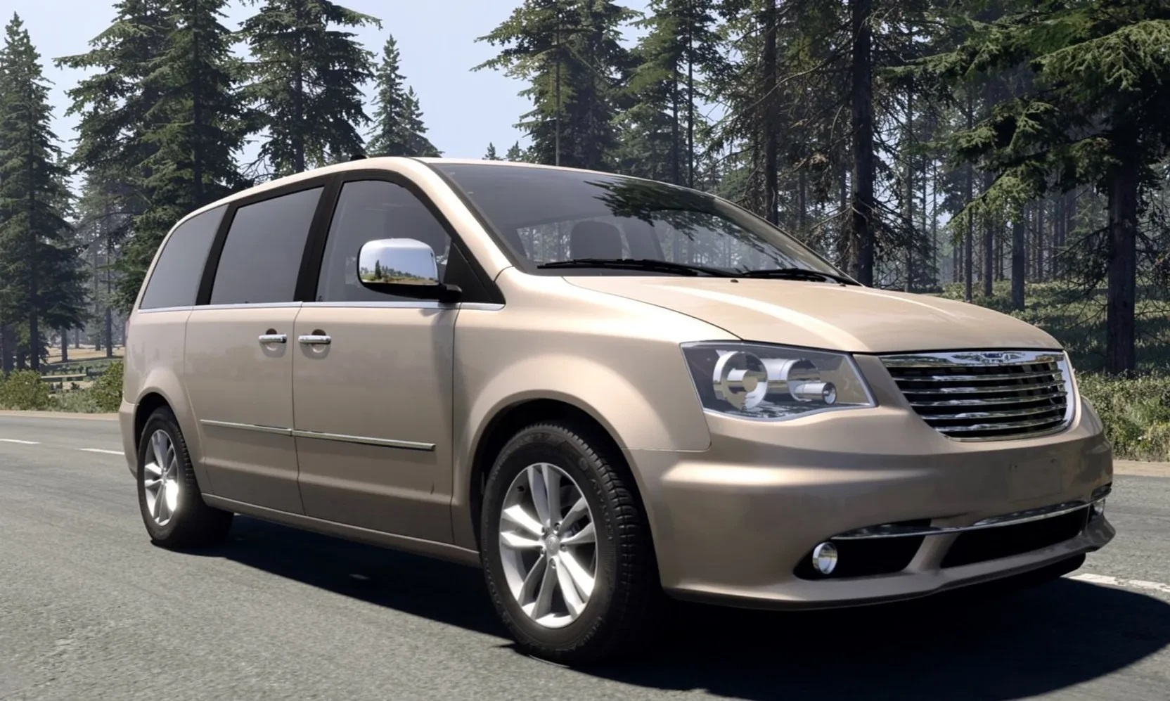 МОД Chrysler Town and Country/ VW Routan/ Dodge Caravan/ Lancia Voyager 2011-2016 v3.2 (0.39.x) ДЛЯ BEAMNG.DRIVE