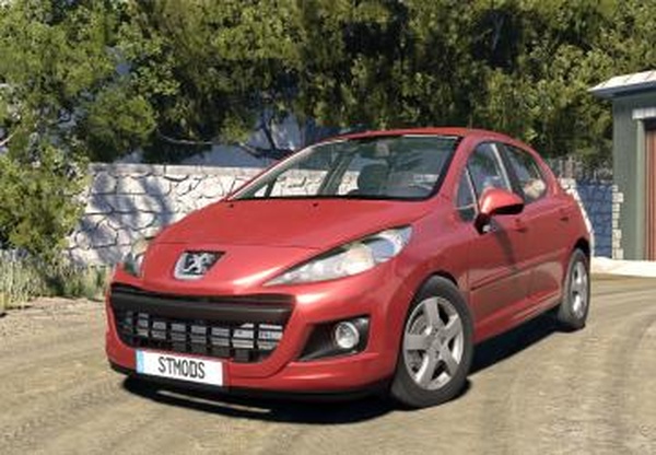 Мод Peugeot 207 (2006-2012) версия 1.1 для BeamNG.drive (v0.39.x)