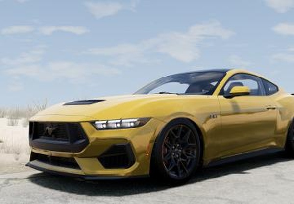 Мод Ford Mustang S650 (2025) версия 2.3.1 для BeamNG.drive (v0.39.x)