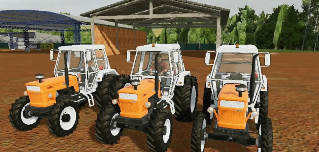 Мод Fiat 1300DT Orange Hood версия 20.12.22 для Farming Simulator 20