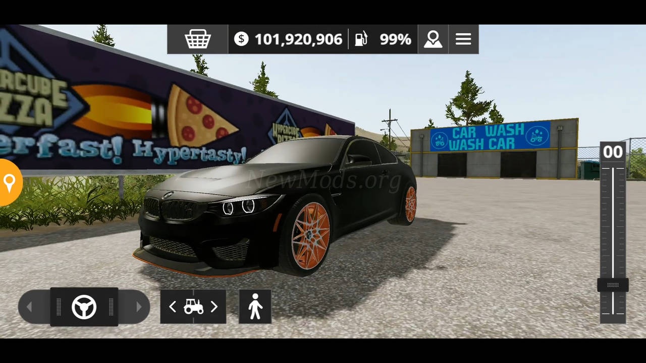 Мод BMW M4 GTS версия 04.05.21 для Farming Simulator 20