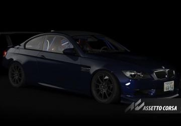 Мод BMW M3 E92 あたおか号 версия 1.0 для Assetto Corsa