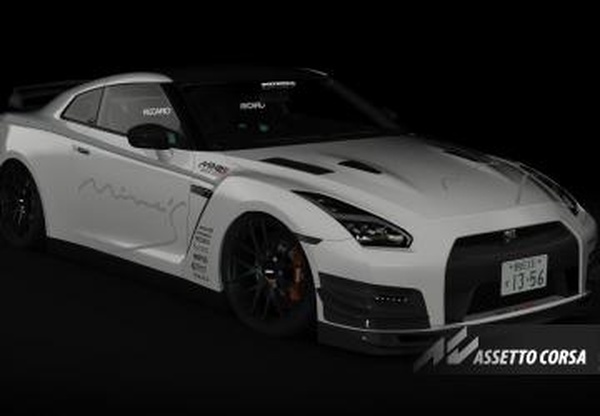 Мод Mine’s R35 GT-R Demo Car версия 1.0 для Assetto Corsa