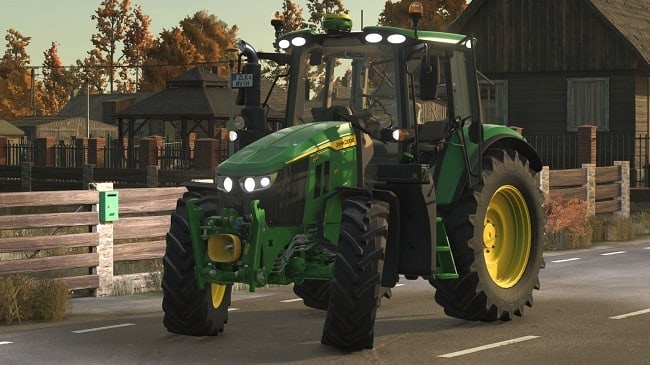 МОД John Deere 6M Series v1.5.0.0 (1.21.x) ДЛЯ FARMING SIMULATOR 2025