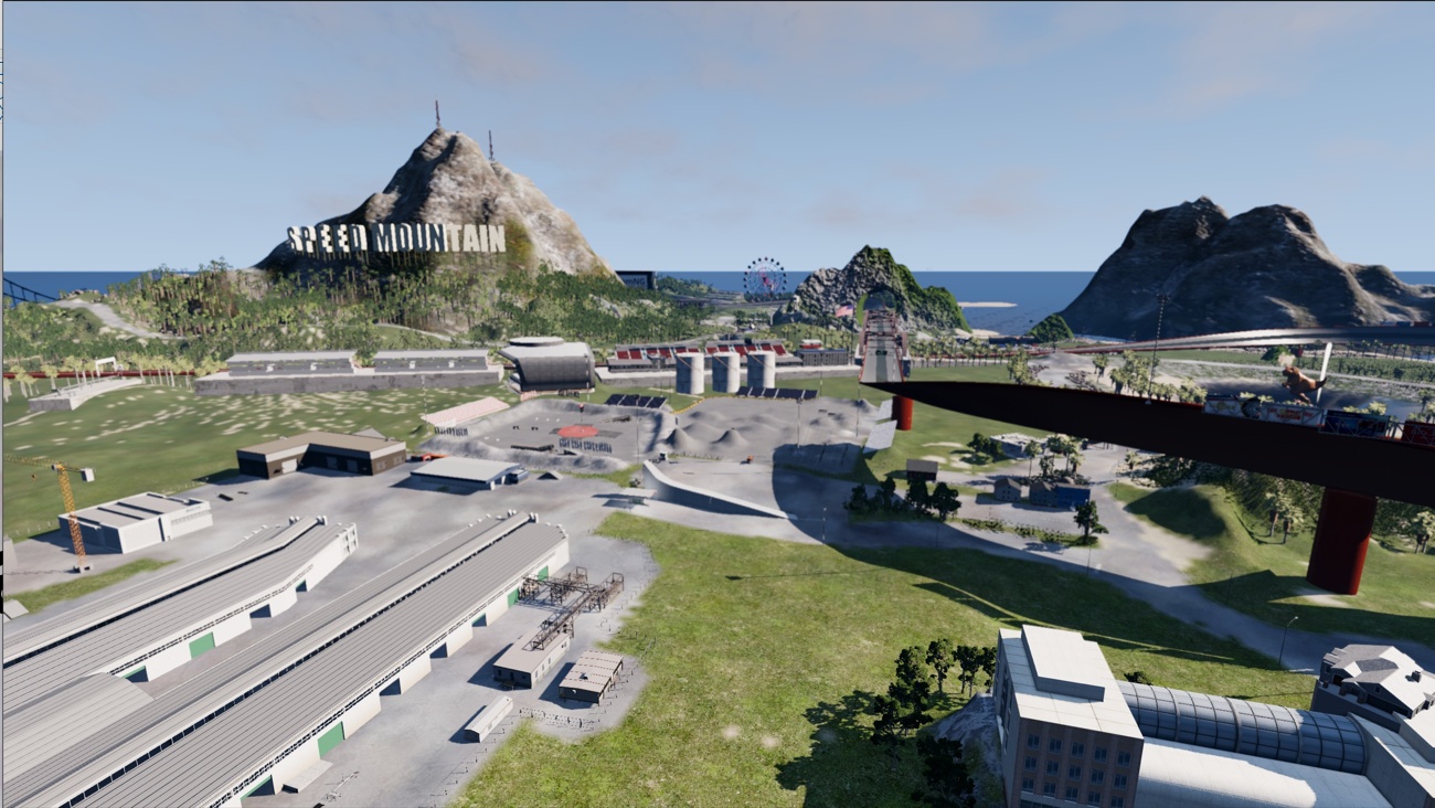 МОД Карта Speed Island v3.0 (0.39.x) ДЛЯ BEAMNG.DRIVE