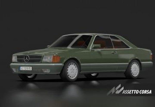 Мод Mercedes-Benz 560 SEC версия 1.0 для Assetto Corsa