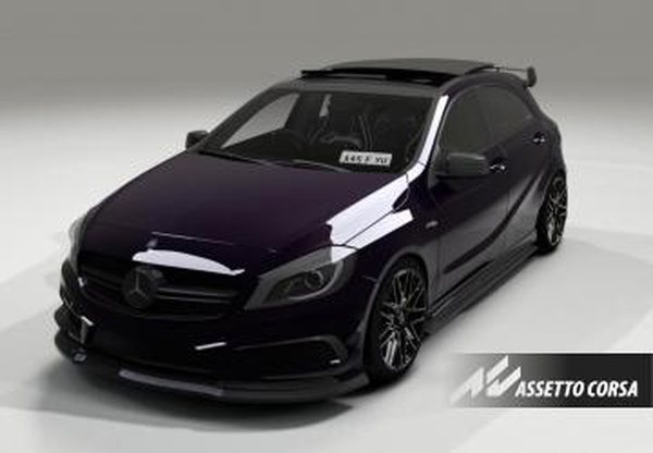 Мод UKSM Mercedes Benz A45 AMG Stage 2+ 2013 версия 1.0 для Assetto Corsa
