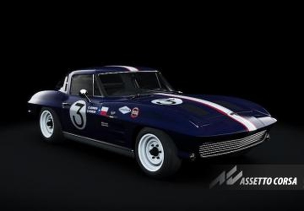 Мод GTC60 Chevrolet Corvette 1963 SCCA версия 1.3 для Assetto Corsa