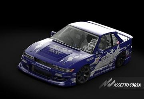Мод Nissan Silvia S13 Works9 версия 1.1 для Assetto Corsa