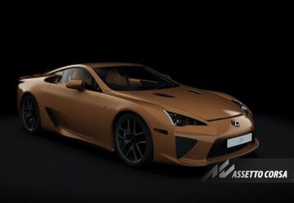 Мод 2010 Lexus LFA Autovista версия 1.0 для Assetto Corsa