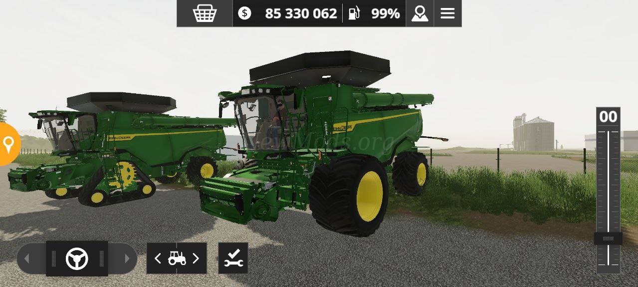 Мод John Deere X9 1100 pack версия 14.04.23 для Farming Simulator 20