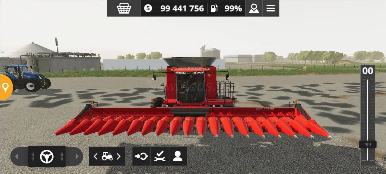 Мод Case IH Header 4418 FR OFC версия 10.04.23 для Farming Simulator 20