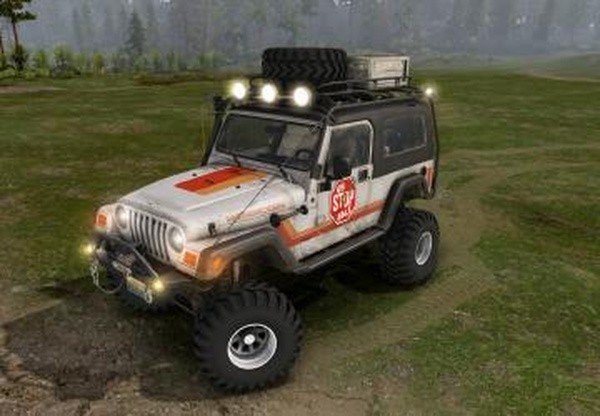 Мод Jeep Wrangler Rubicon версия 1.1 для SpinTires (v03.03.16-1.7.1)