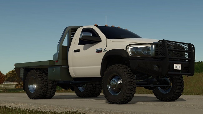 МОД Dodge Ram 3500/5500 Single Cab Flatbed 2006 v1.0.0.0 (1.21.x) ДЛЯ FARMING SIMULATOR 2025