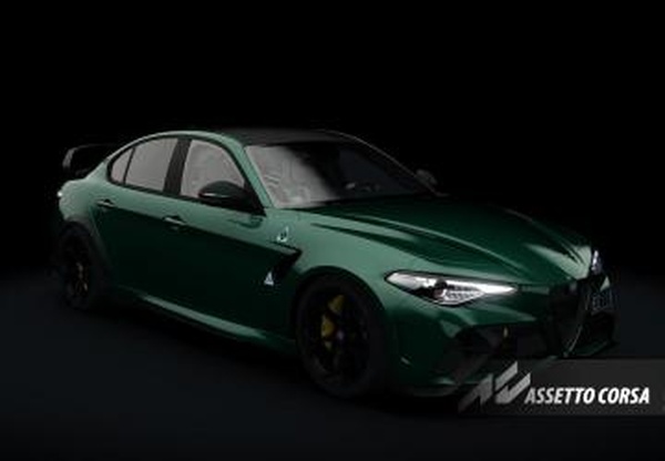 Мод Alfa Romeo Giulia Quadrifoglio GTAm | No Hesi Tuned v2.2 для Assetto Corsa