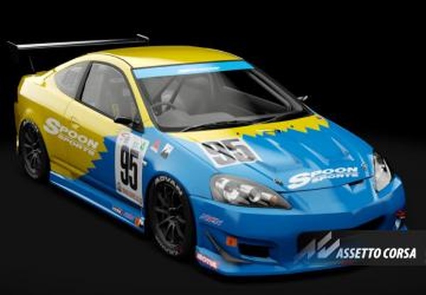 Мод Honda Integra DC5 Spoon Super Taikyu версия VERSION 1 для Assetto Corsa