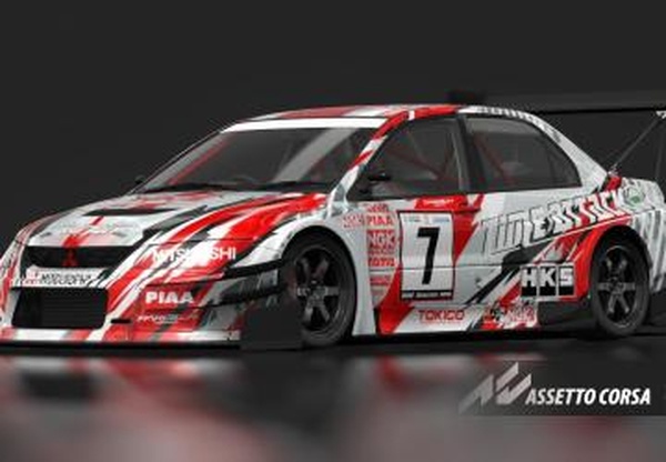 Мод Mitsubishi Lancer Evolution VIII MR (TIME ATTACK) v0.97 для Assetto Corsa