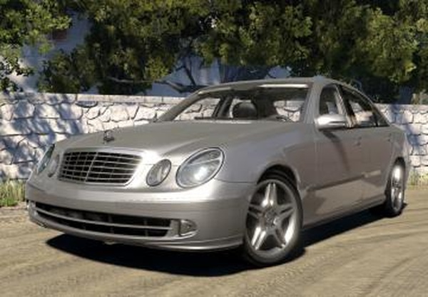 Мод Mercedes-Benz E-Class W211/S211 версия 1.0 для BeamNG.drive (v0.39.x)