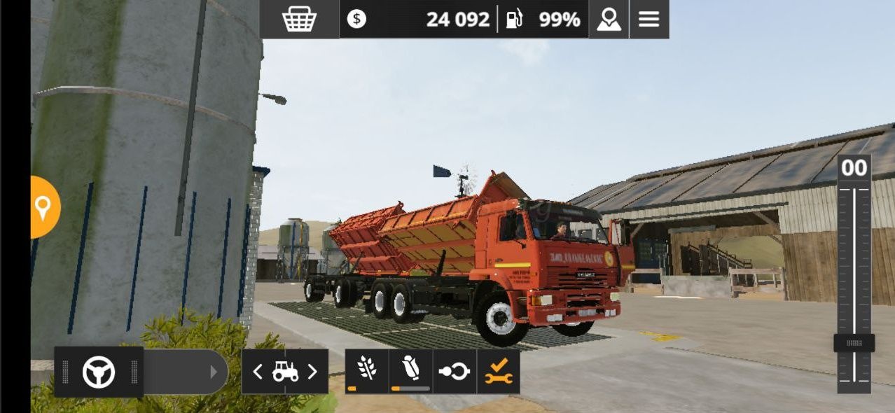 Мод Kamaz 65115 and Nefaz 8560 версия 13.03.22 для Farming Simulator 20