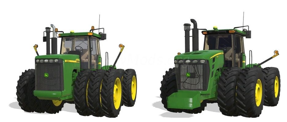 Мод FS19 JohnDeere 9020 Series версия 07.07.22 для Farming Simulator 20