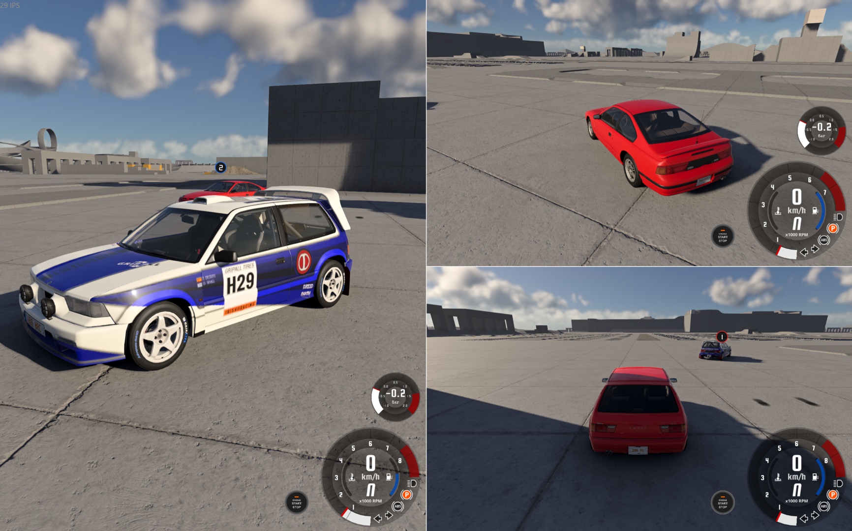 МОД Local Split-Screen v1.3 (0.39.x) ДЛЯ BEAMNG.DRIVE