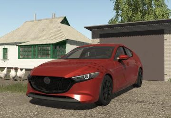 Мод Mazda 3 Hatchback 2020 версия 1.0.0.0 для Farming Simulator 2025 (v1.23.x)