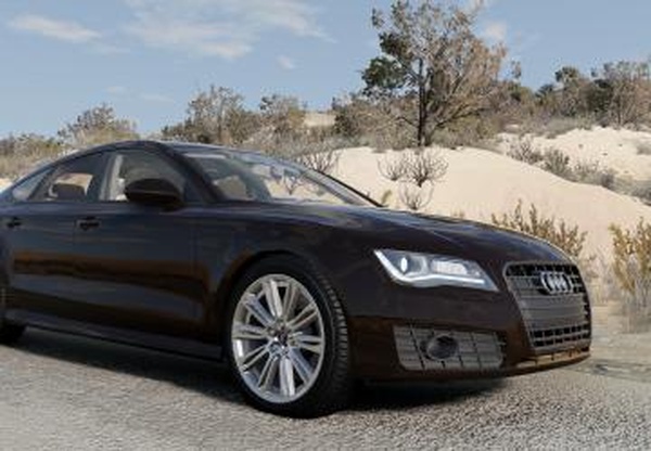 Мод Audi A/ S/ RS7 (4GA C7+C7.5) Sporback версия 1.5 для BeamNG.drive (v0.39.x)