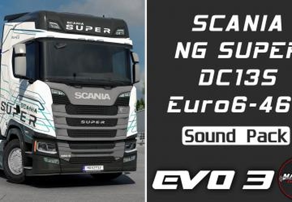 Мод Scania NG SUPER 460 DC13S Sound Pack 2023 v1.0 для Euro Truck Simulator 2 (v1.60.x)