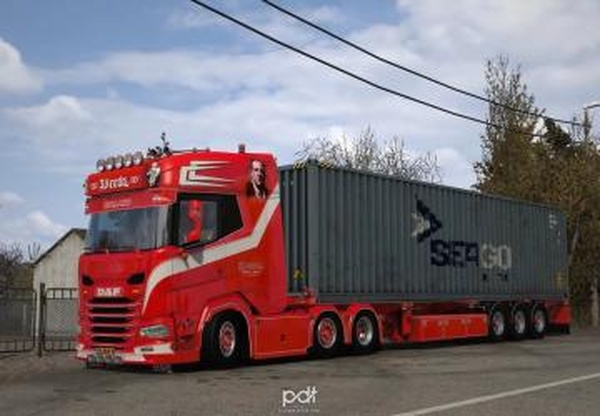 Мод DAF XG 530 Weeda Sopranos версия 4.0 для Euro Truck Simulator 2 (v1.60.x)