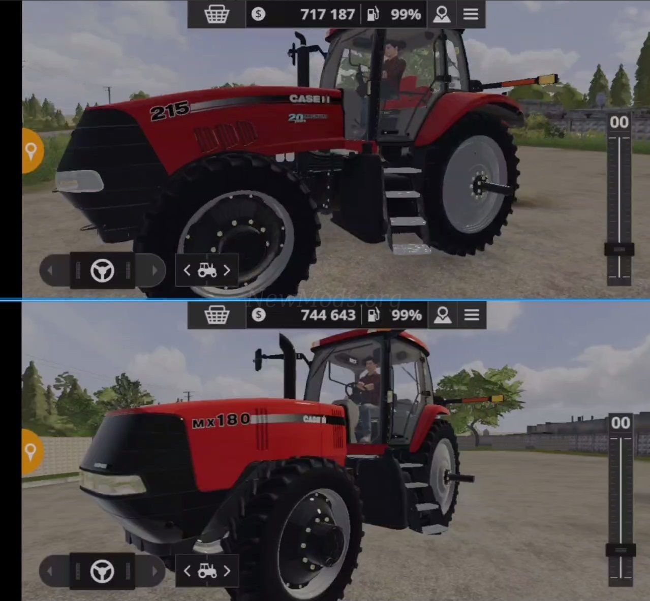 Мод Case IH Magnum 215 and MX180 версия 10.07.22 для Farming Simulator 20