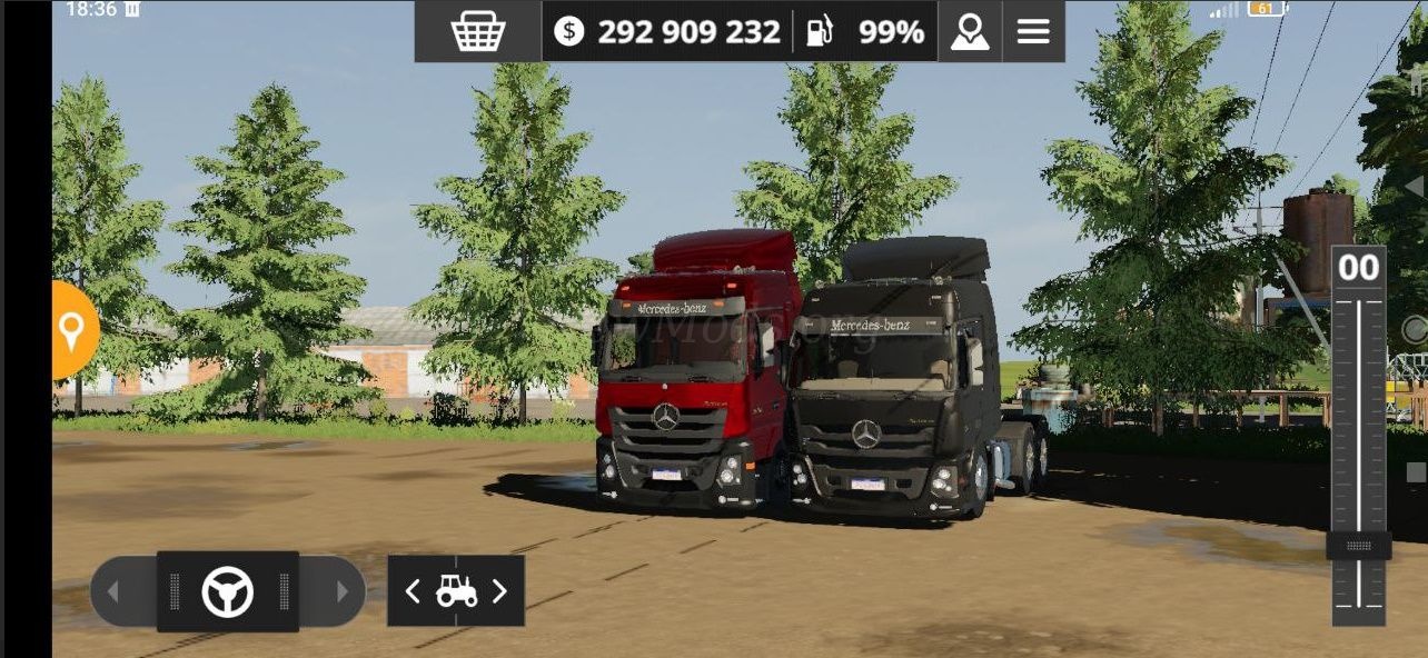 Мод Actros 25/26 Series 6x2 V2 By Lourenco версия 05.07.22 для Farming Simulator 20