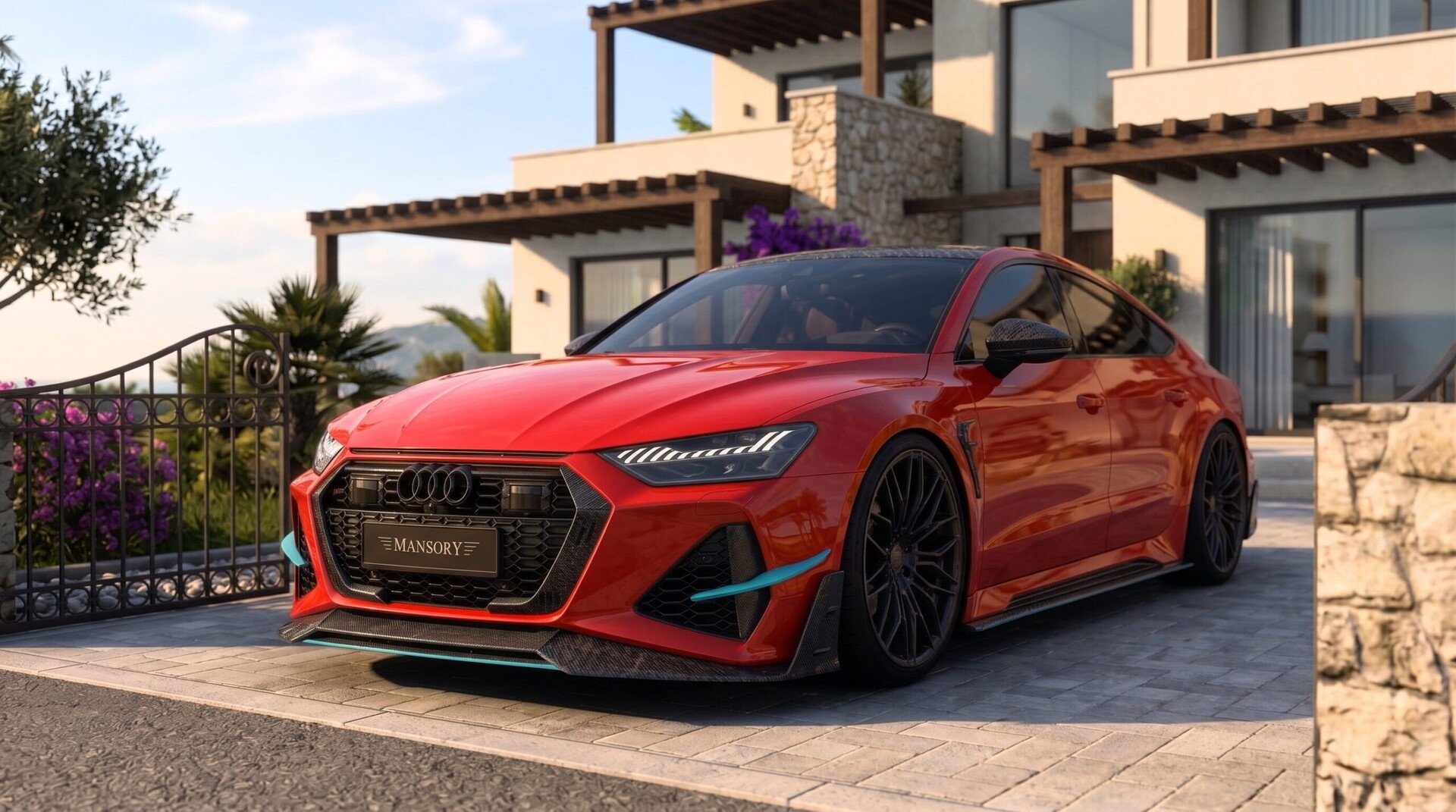 МОД Audi RS 7 Mansory P780 v1.4 ДЛЯ EURO TRUCK SIMULATOR 2