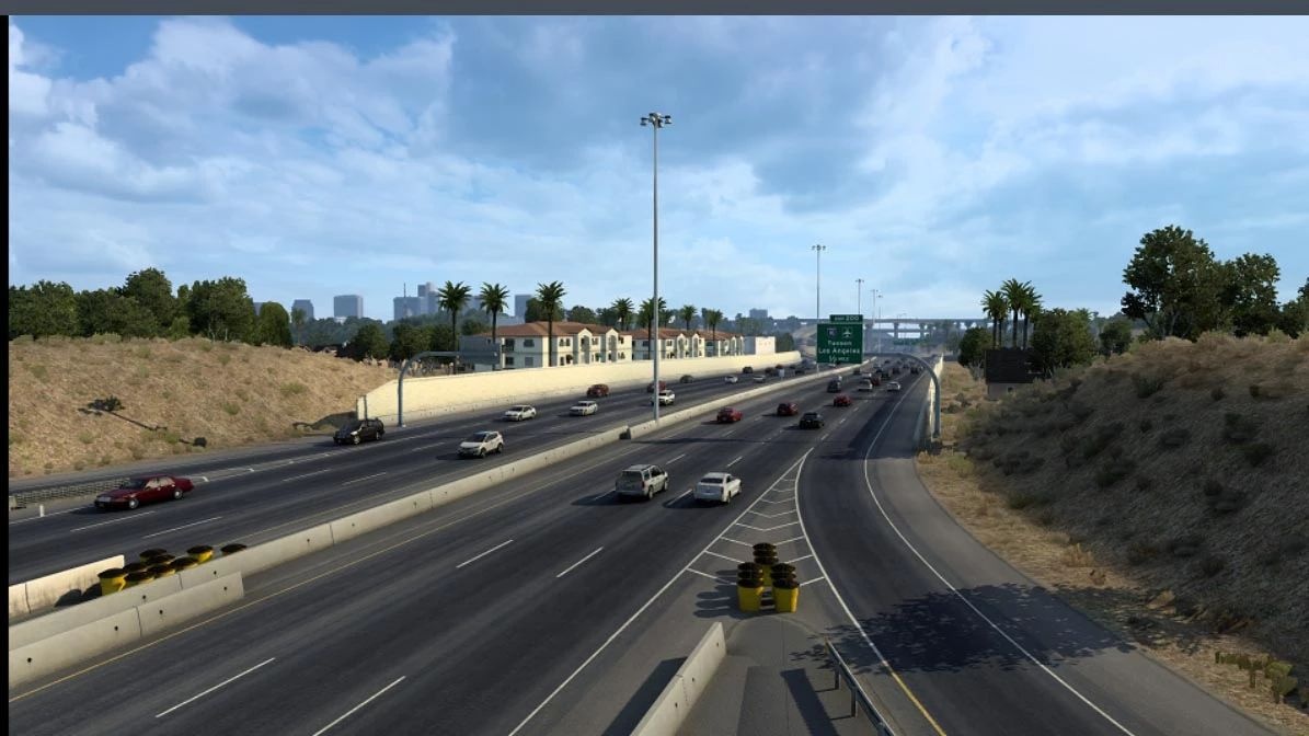 МОД Urban Traffic Overhaul v25 ДЛЯ AMERICAN TRUCK SIMULATOR