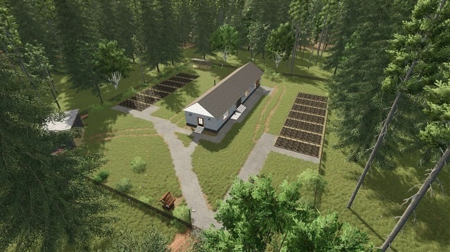 МОД Карта "Заброшенная Тайга" v1.3.0.0 (1.21.x) ДЛЯ FARMING SIMULATOR 2025