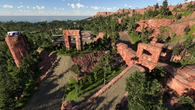 МОД Карта Goblin Valley Rally v1.07 (0.39.x) ДЛЯ BEAMNG.DRIVE