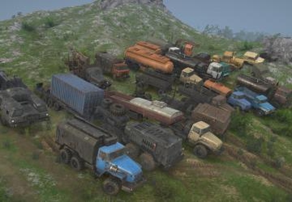 Мод Новые цвета дефолтных машин/прицепов/аддонов v2.0 для Spintires: MudRunner (v25.02.21)