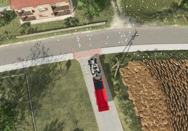 Мод Сеть маршрутов AutoDrive для карты Szpakowo v1.0.0.0 для Farming Simulator 2025