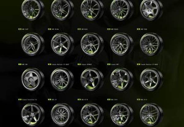 Мод MMP Wheels Pack версия 1.0 для BeamNG.drive (v0.39.x)