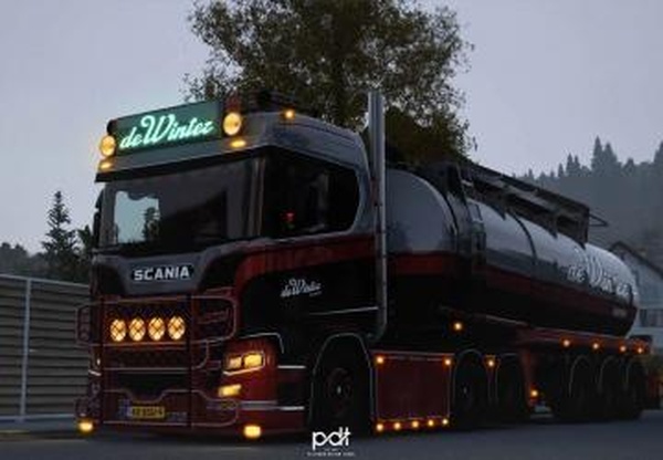 Мод Scania R500 «De Winter» версия 5.0 для Euro Truck Simulator 2 (v1.61.x)