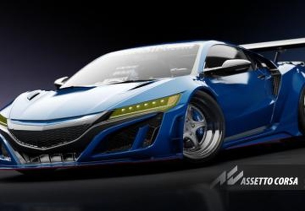 Мод Honda NSX Aimgain GT Kuso Spec (Manual) версия v1.7 для Assetto Corsa