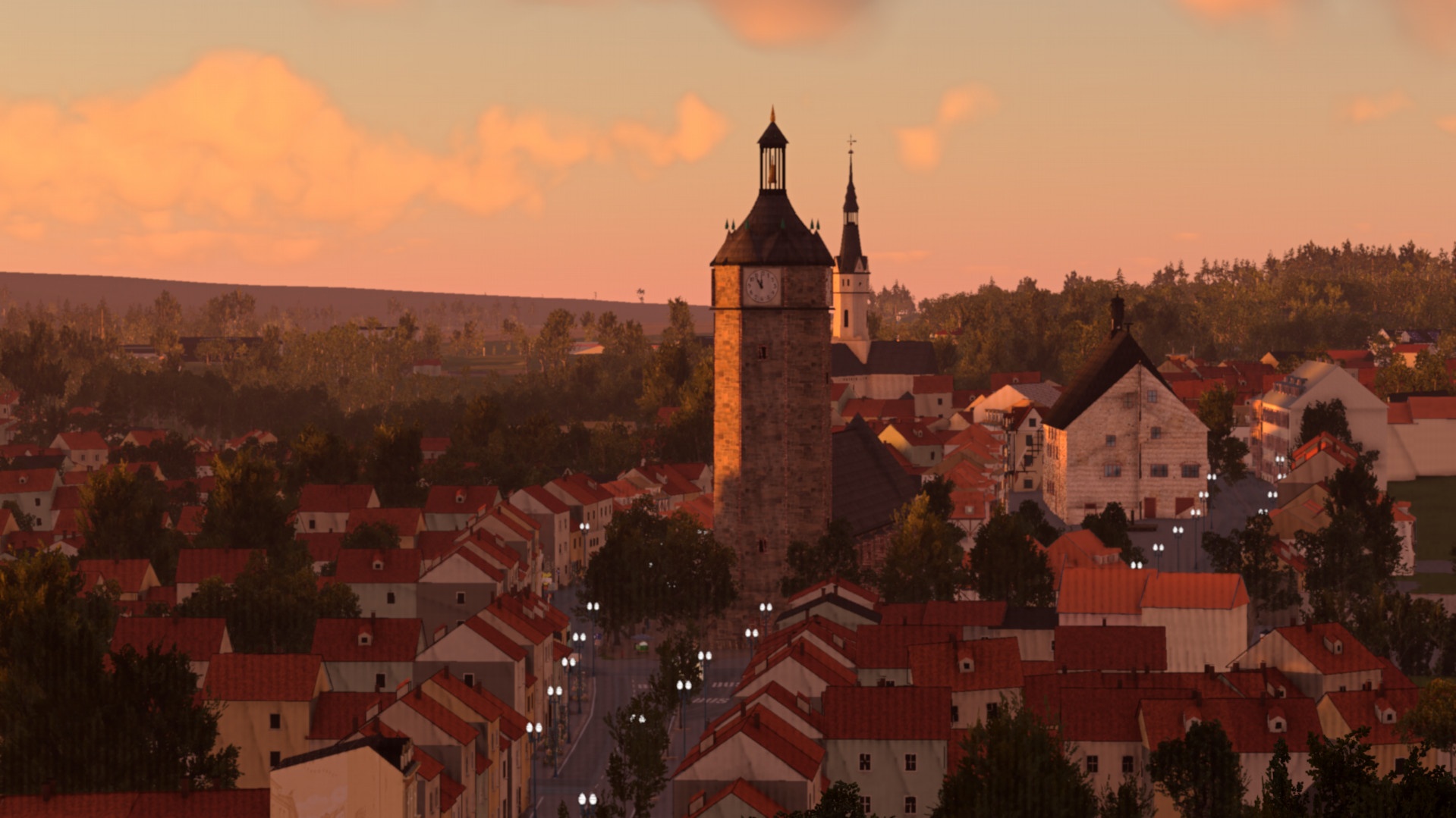 МОД Карта German Countryside and City Sangerhausen v1.2 (0.39.x) ДЛЯ BEAMNG.DRIVE