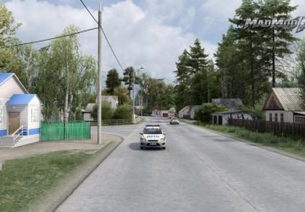 Ландшафтное дополнение RusMap версия 1.2 для Euro Truck Simulator 2 (v1.61.x)