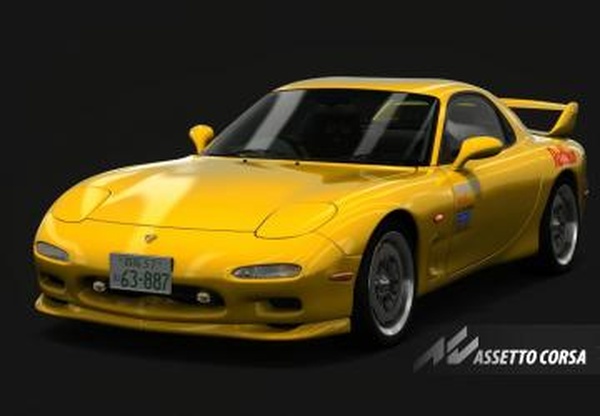 Мод Mazda éfini RX-7 (Keisuke Spec II) версия 1.0 для Assetto Corsa