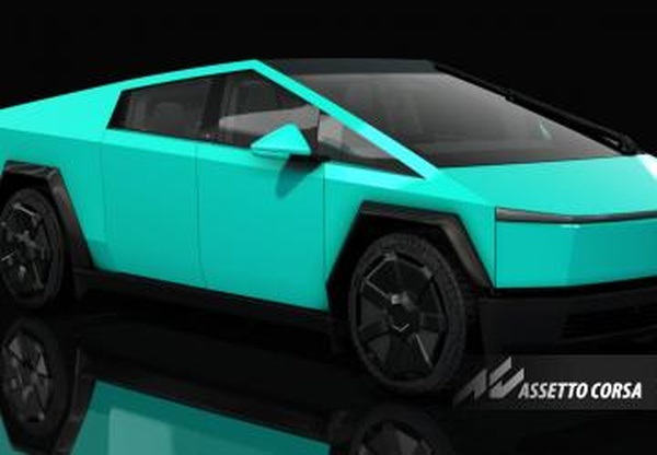Мод Tesla Cybertruck версия 1.0 для Assetto Corsa