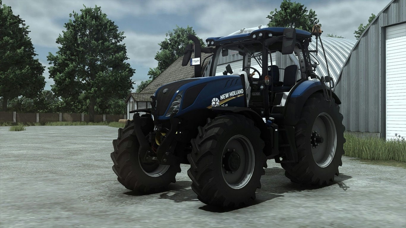 МОД New Holland T6 2018 v1.0.0.6 (1.21.x) ДЛЯ FARMING SIMULATOR 2025