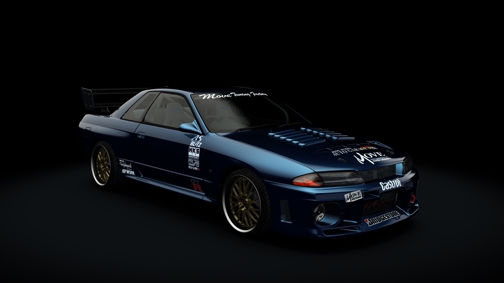 Мод Nissan Skyline GT-R Move Racing Team R32 v0.99.1 для Assetto Corsa