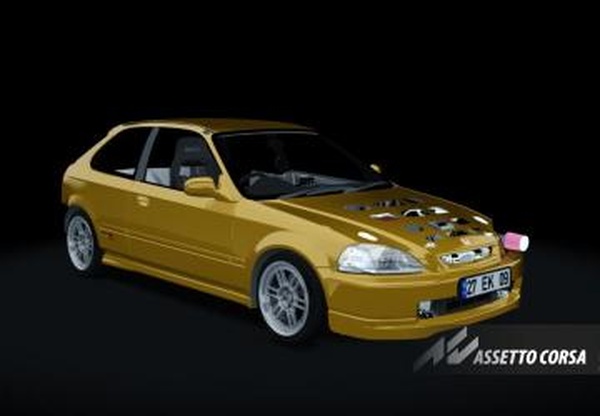 Мод Katil Honda Civic Type EK9 версия 1.0 для Assetto Corsa